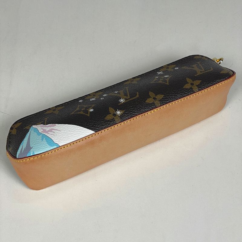 Louis Vuitton Trousse Elisabeth Pen Case Vivienne Pouch Monogram Brown Multicolor