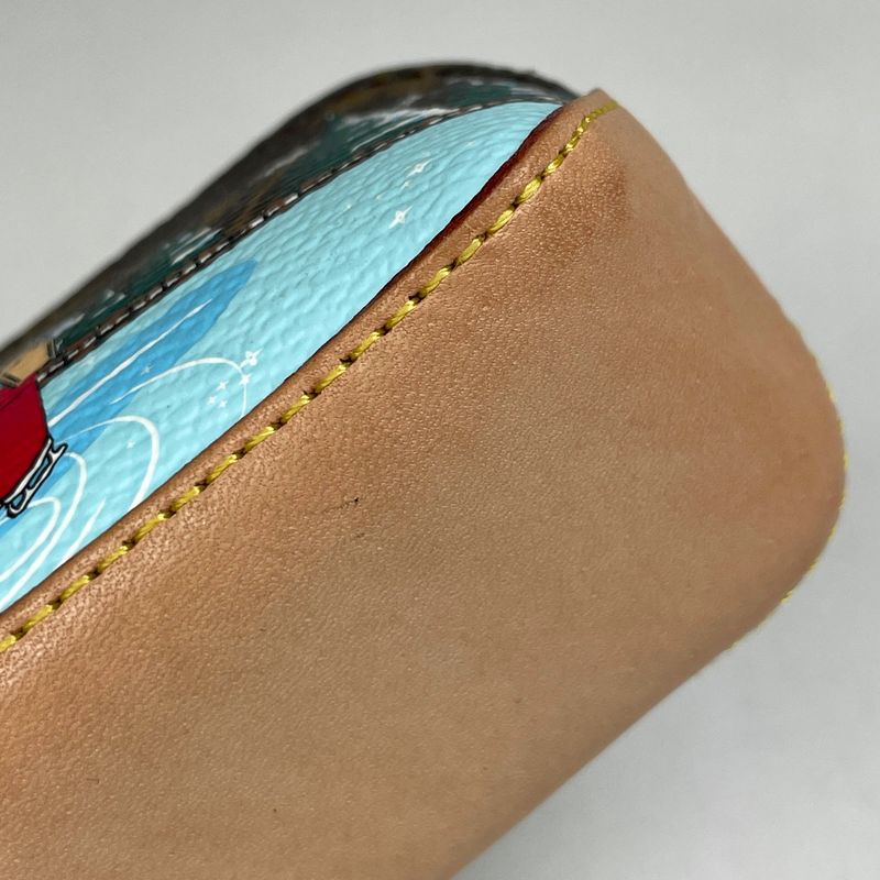 Louis Vuitton Trousse Elisabeth Pen Case Vivienne Pouch Monogram Brown Multicolor