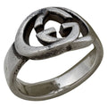 Gucci Interlocking Ring Silver