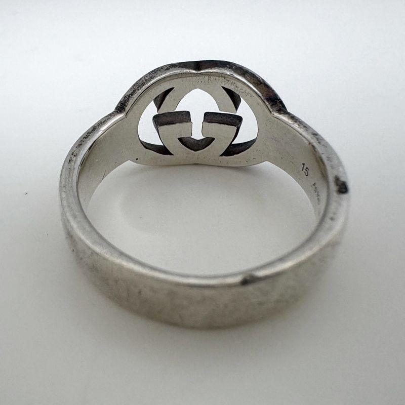 Gucci Interlocking Ring Silver