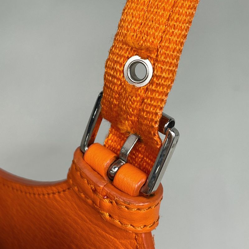 Dior Street Chic Handbag Trotter Pattern Canvas Orange Brown