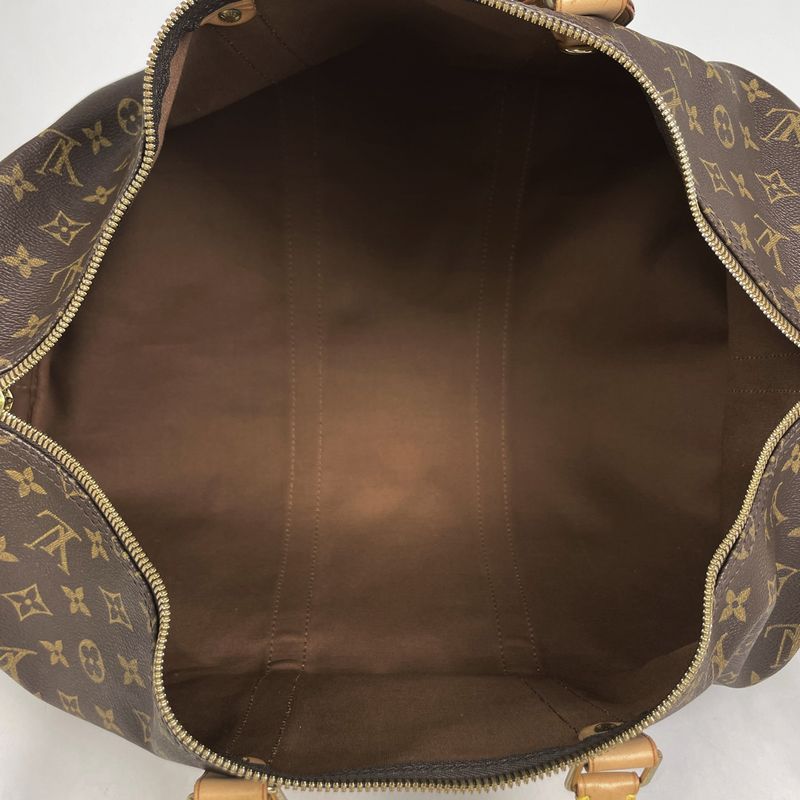 Louis Vuitton Keepall Bandouliere 50 2-Way Shoulder Bag Monogram Brown
