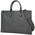 Louis Vuitton Slim Briefcase 2-Way Shoulder Bag Business Taiga Gray