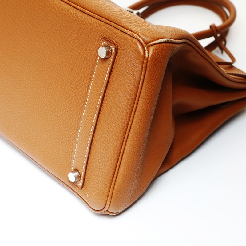 Hermes Handbag Birkin 35 Togo Gold