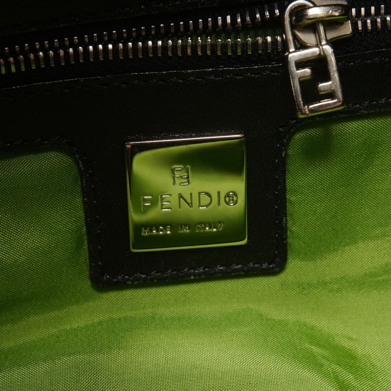 Fendi Shoulder Bag Lambskin Leather Mamma Bucket