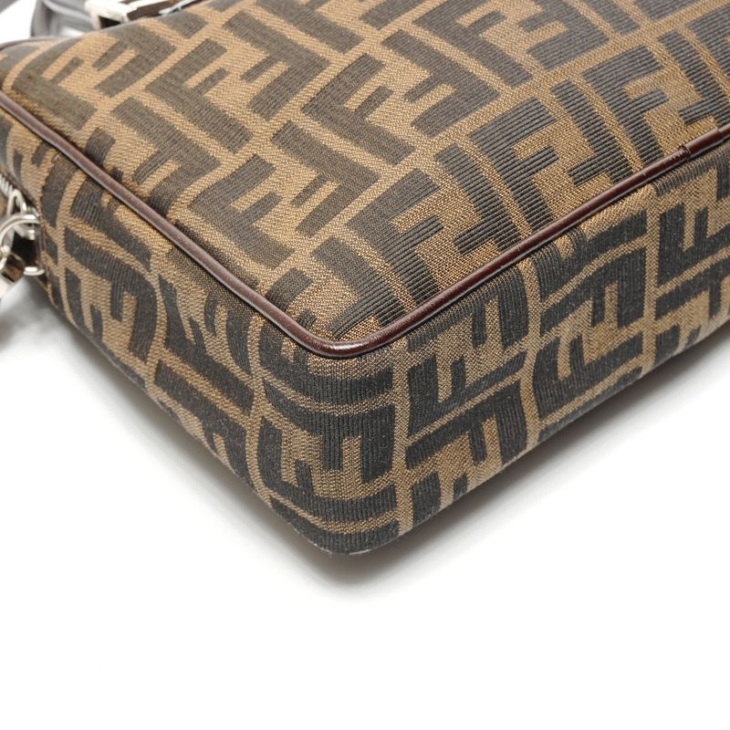 Fendi Handbag Zucca Canvas 2-Way
