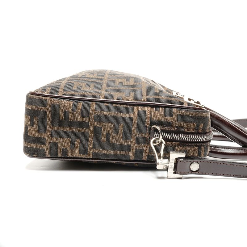 Fendi Handbag Zucca Canvas 2-Way