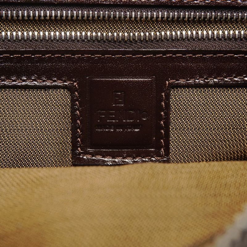Fendi Handbag Zucca Canvas 2-Way