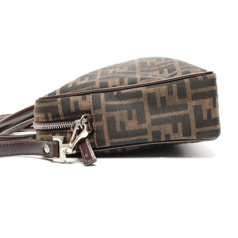Fendi Handbag Zucca Canvas 2-Way