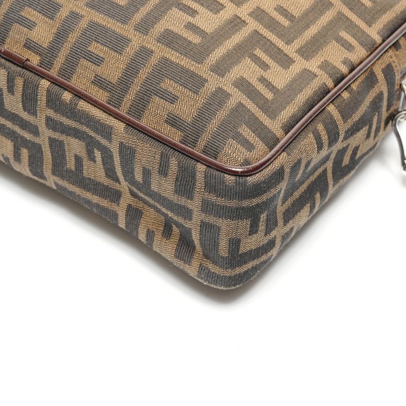 Fendi Handbag Zucca Canvas 2-Way