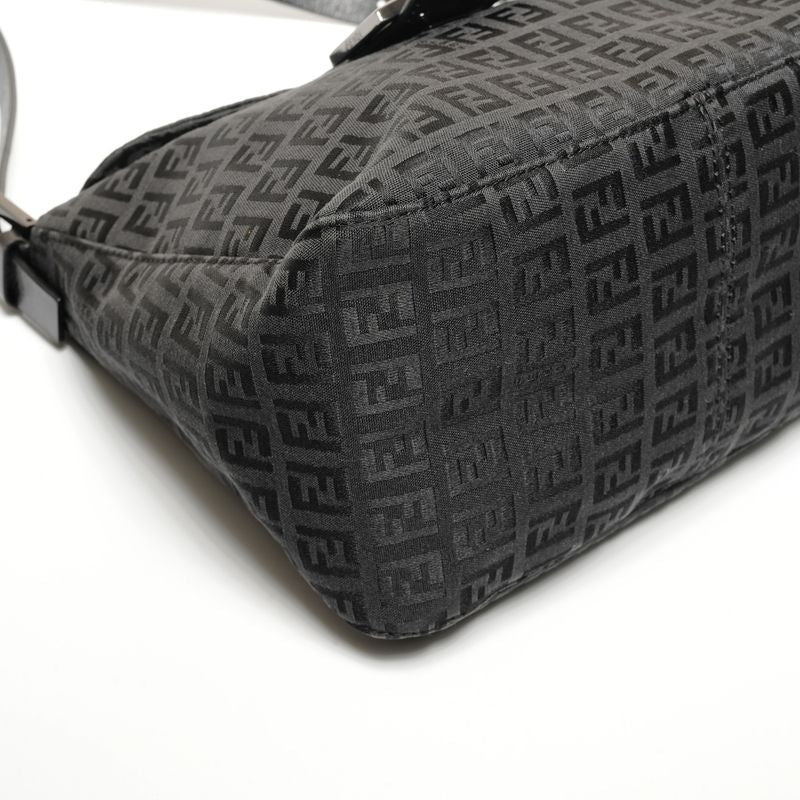 Fendi Shoulder Bag Zucchino Mamma Bucket Canvas