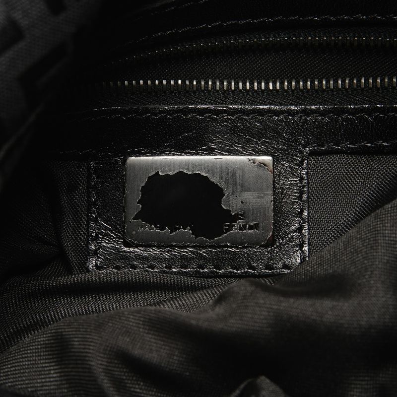 Fendi Shoulder Bag Zucchino Mamma Bucket Canvas