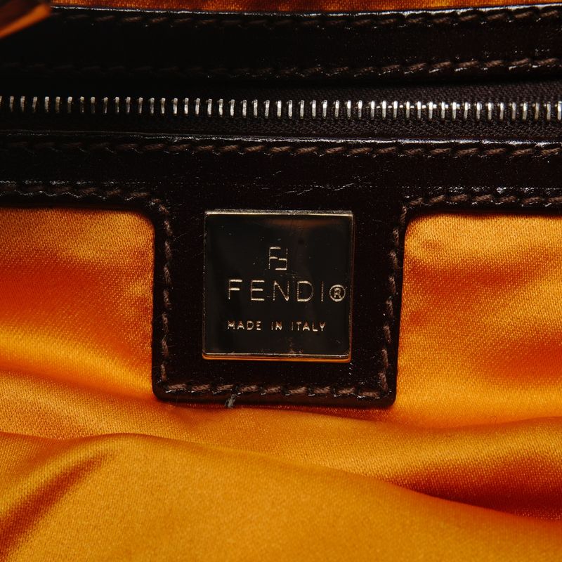 Fendi Shoulder Bag Zucca Wool Mamma Baguette