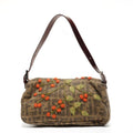 Fendi Shoulder Bag Zucca Wool Mamma Baguette