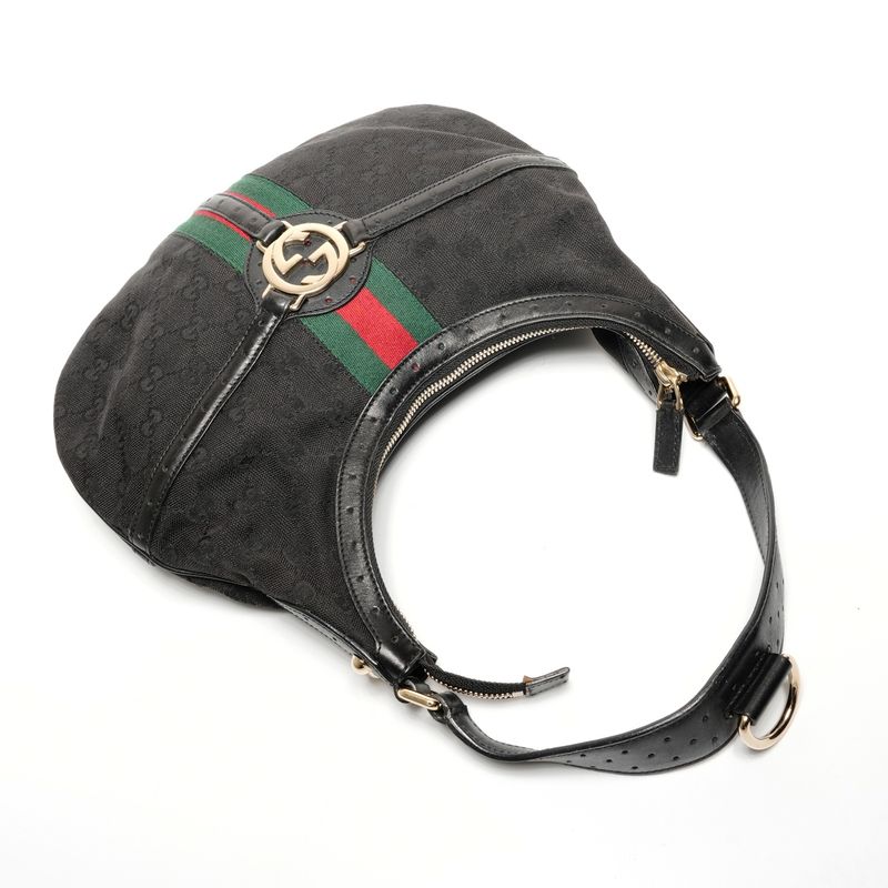 Gucci Shoulder Bag GG Canvas Sherry