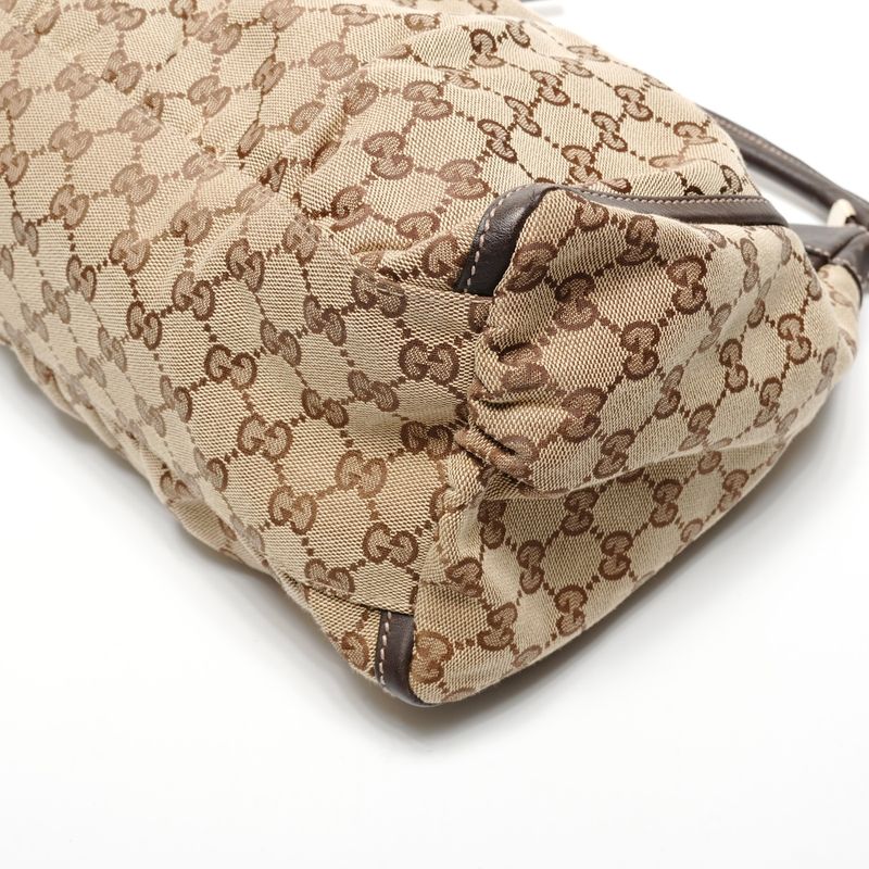 Gucci Shoulder Bag GG Canvas Abbey Hobo