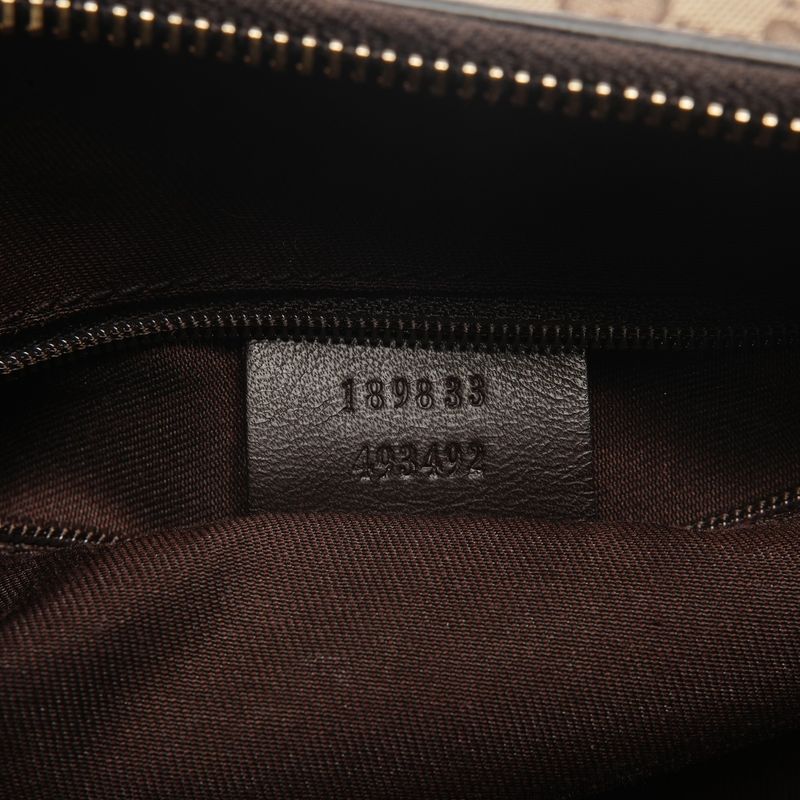 Gucci Shoulder Bag GG Canvas Abbey Hobo