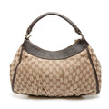 Gucci Shoulder Bag GG Canvas Abbey Hobo