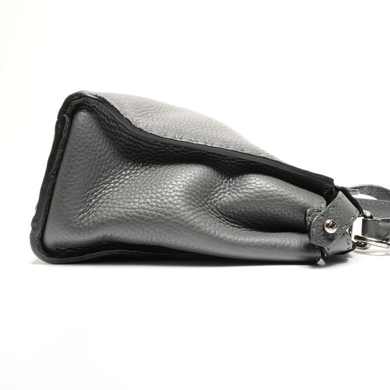 Fendi Handbag Leather Peekaboo 2-Way Selleria