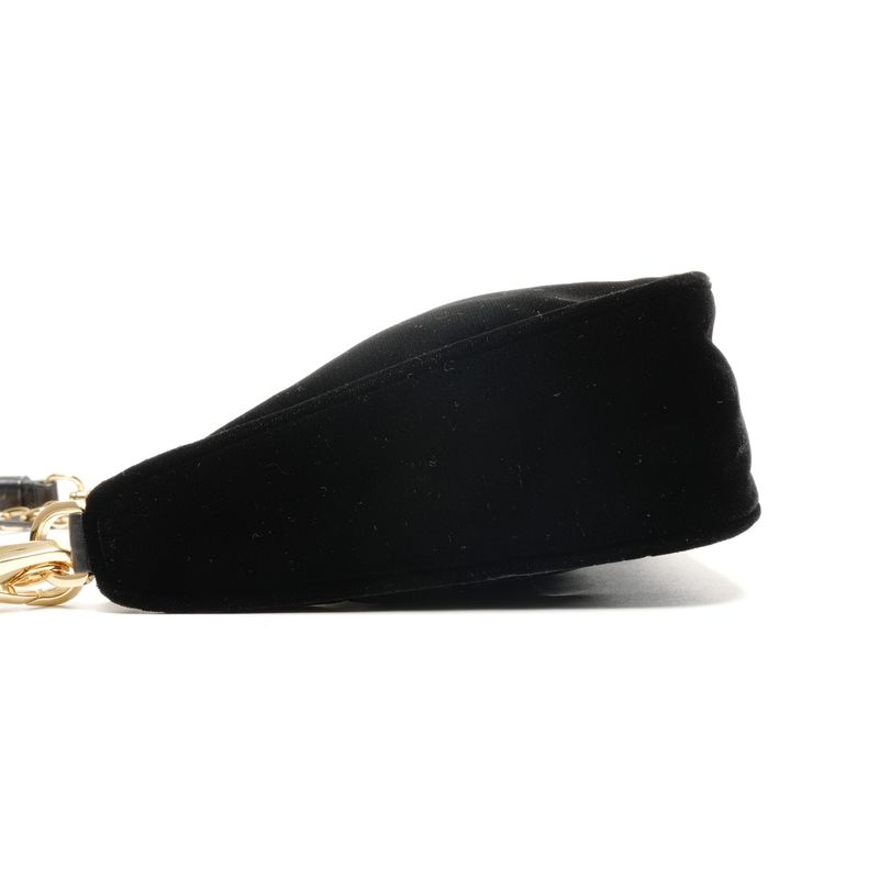Prada Shoulder Bag Velvet Hobo Chain 2-Way
