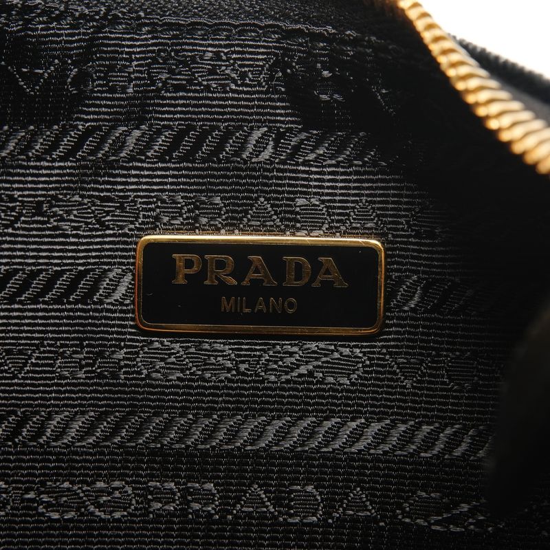 Prada Shoulder Bag Velvet Hobo Chain 2-Way