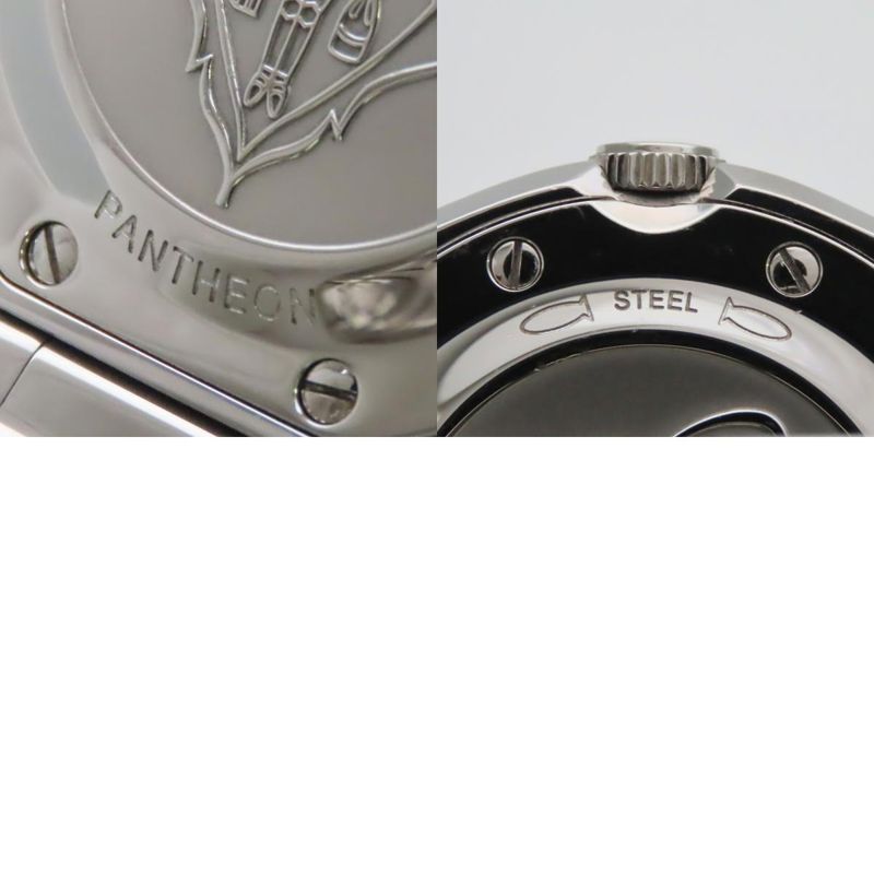 Gucci Watch Pantheon 115.2 Stainless Steel Silver Dial White