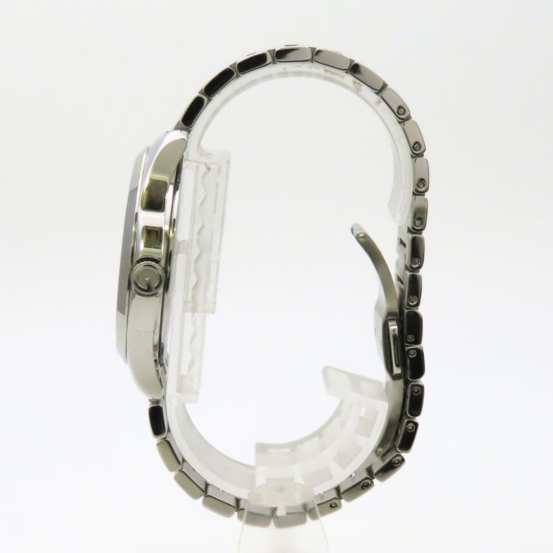 Gucci Watch Timeless 126.4 Stainless Steel Silver Dial Diamante
