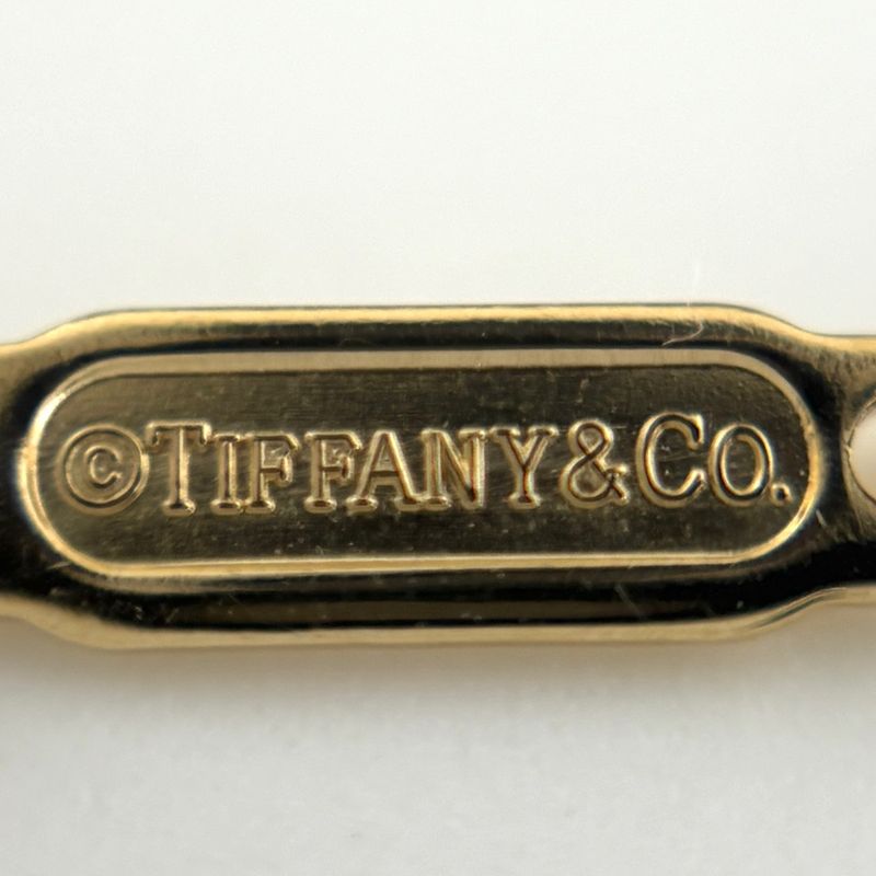 Tiffany & Co T Smile Mini Necklace YG Yellow Gold