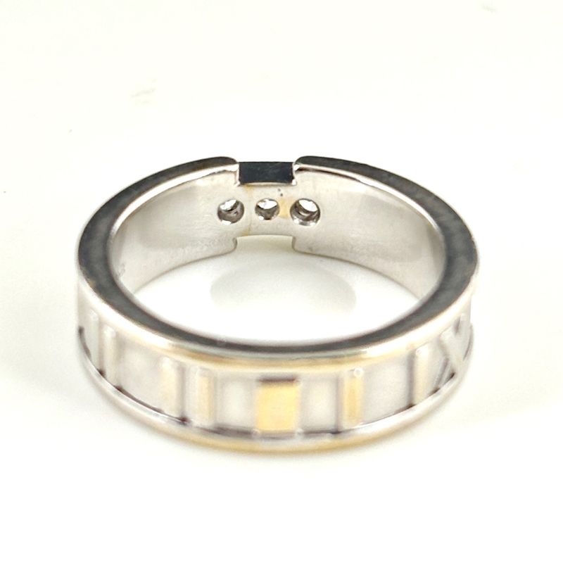 Tiffany & Co Atlas Ring Pave Diamond