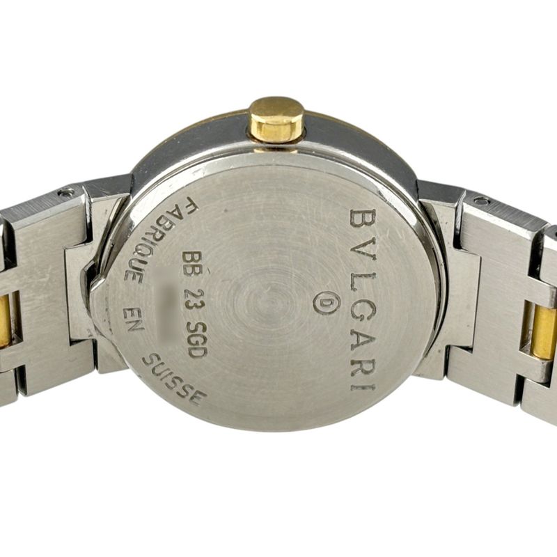 Bvlgari Watch SS YG Quartz Black