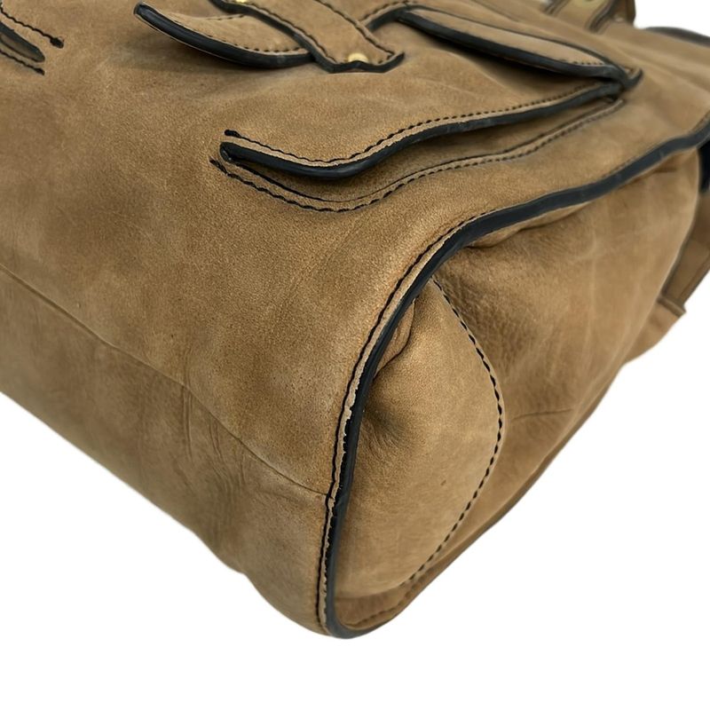 Loewe Shoulder Bag Candy Light Brown 2-Way Leather