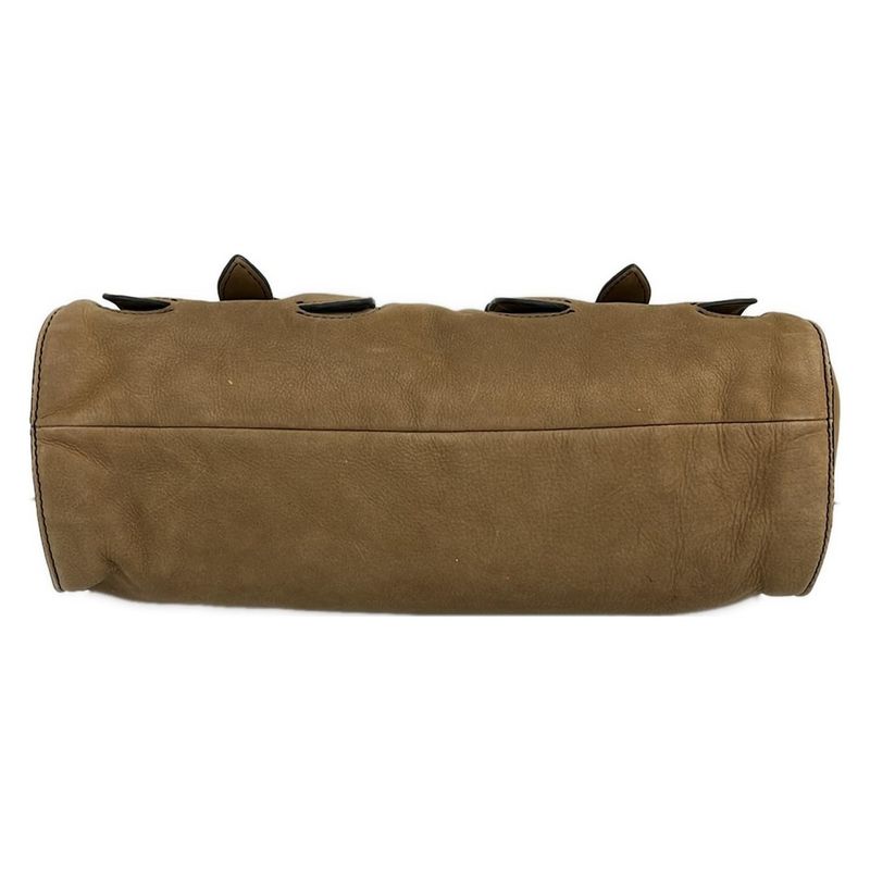 Loewe Shoulder Bag Candy Light Brown 2-Way Leather