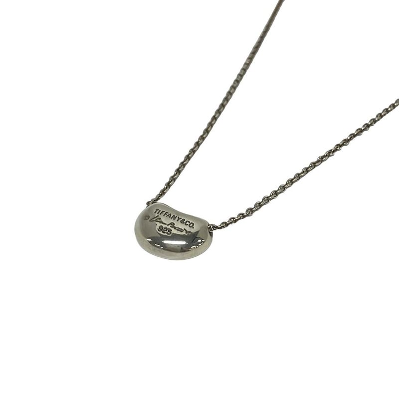 Tiffany & Co Necklace Bean Silver