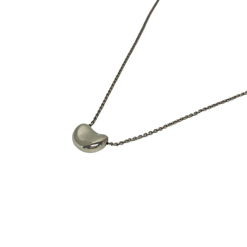 Tiffany & Co Necklace Bean Silver