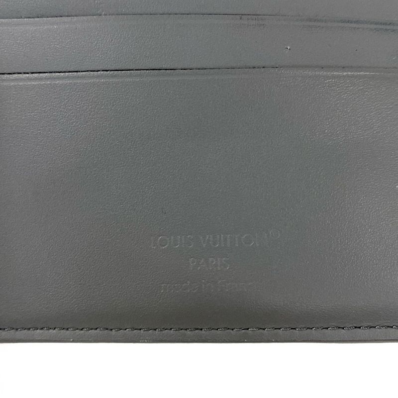 Louis Vuitton Billfold Monogram Shadow Portefeuille Multiple Gray
