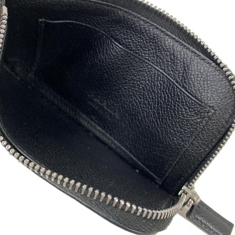 Prada Coin Case Black Leather