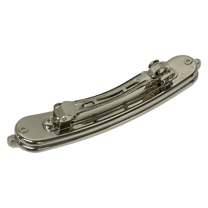 Hermes Barrette Chaine D'ancre Silver Black