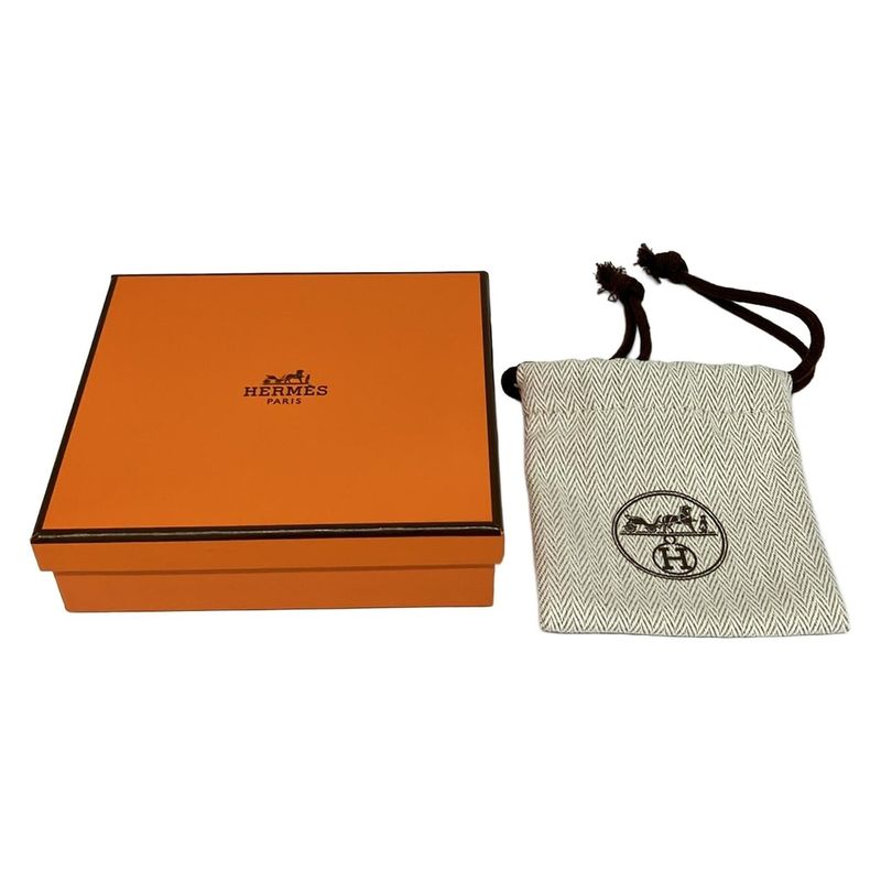 Hermes Barrette Chaine D'ancre Silver Black