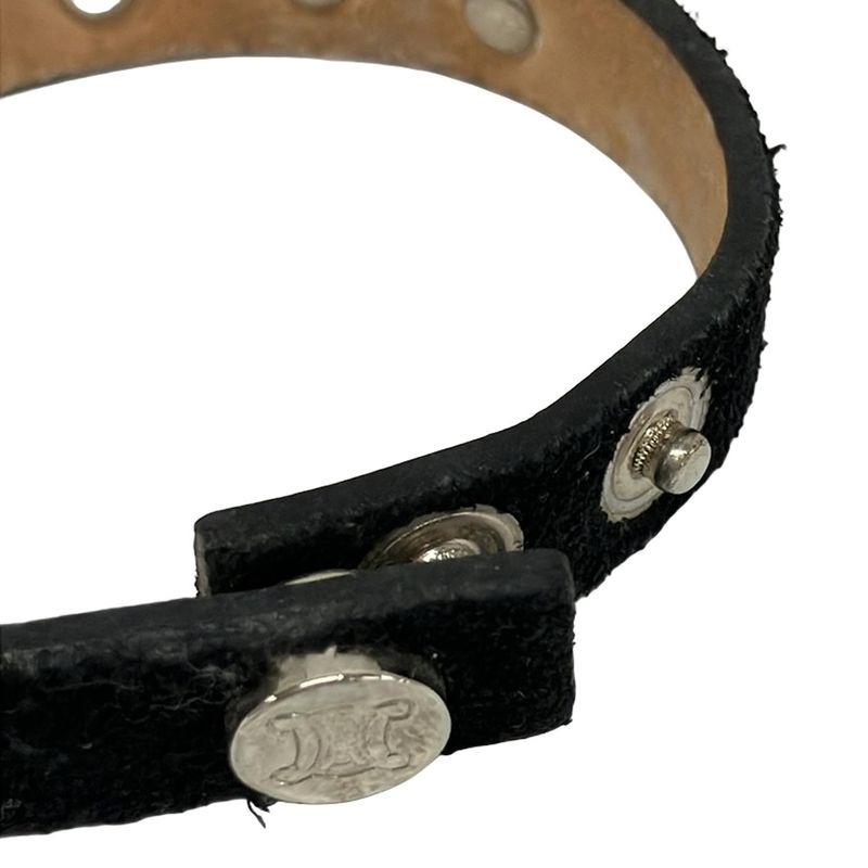 Celine Bracelet Black Suede Leather