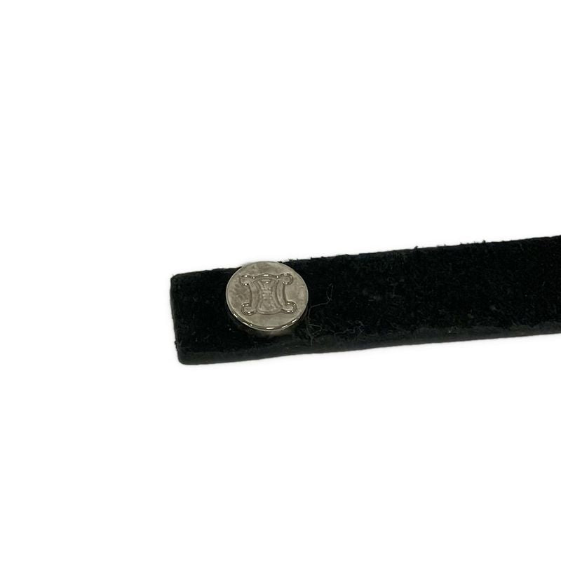 Celine Bracelet Black Suede Leather