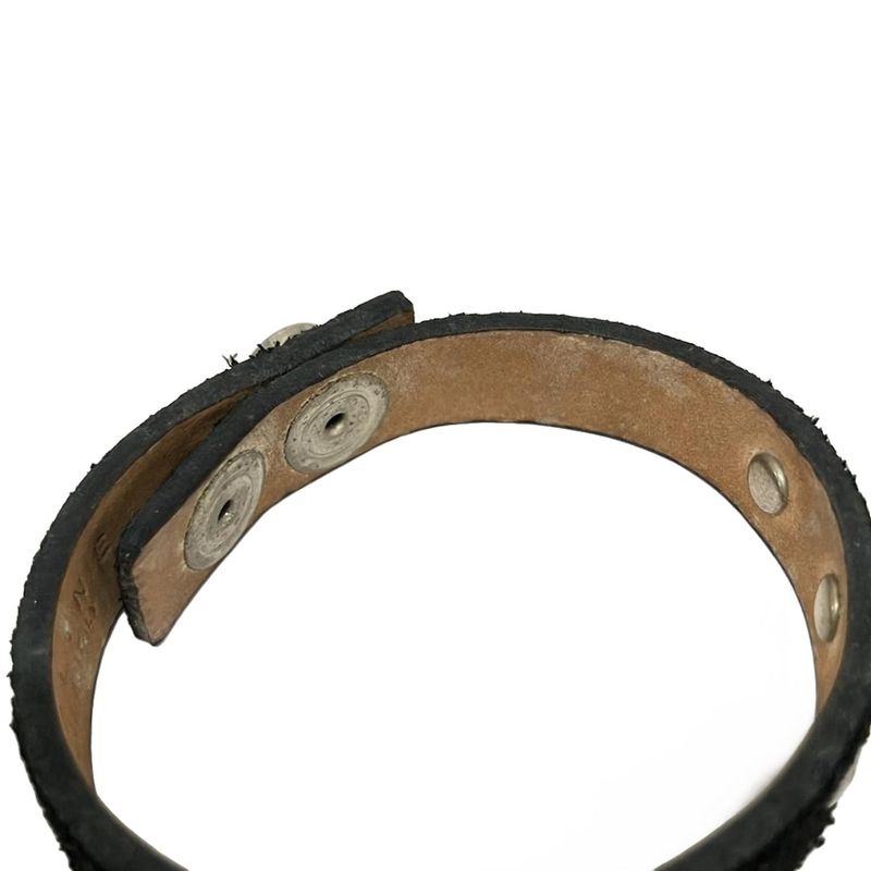 Celine Bracelet Black Suede Leather