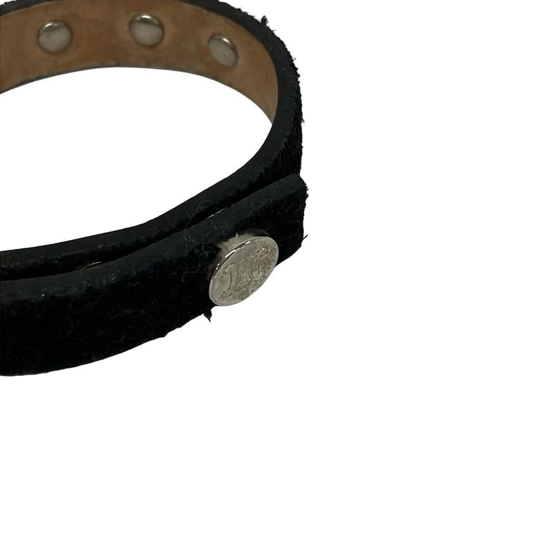 Celine Bracelet Black Suede Leather