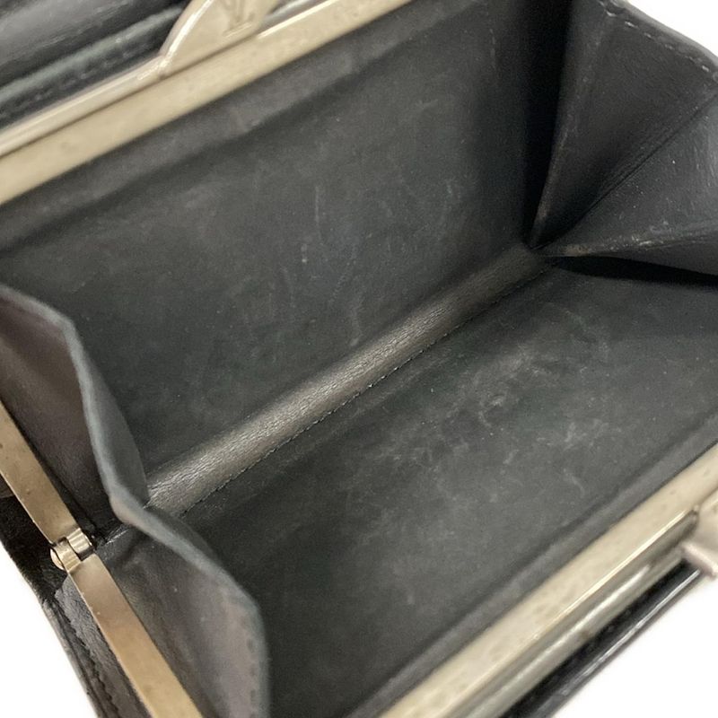 Louis Vuitton Bifold Wallet Monogram Matte Porte Monnaie Vie Viennois Noir Black