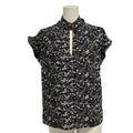 Louis Vuitton Short Sleeve Top 36 S Fpq Black White
