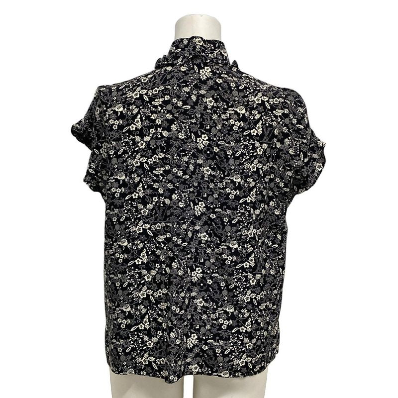 Louis Vuitton Short Sleeve Top 36 S Fpq Black White