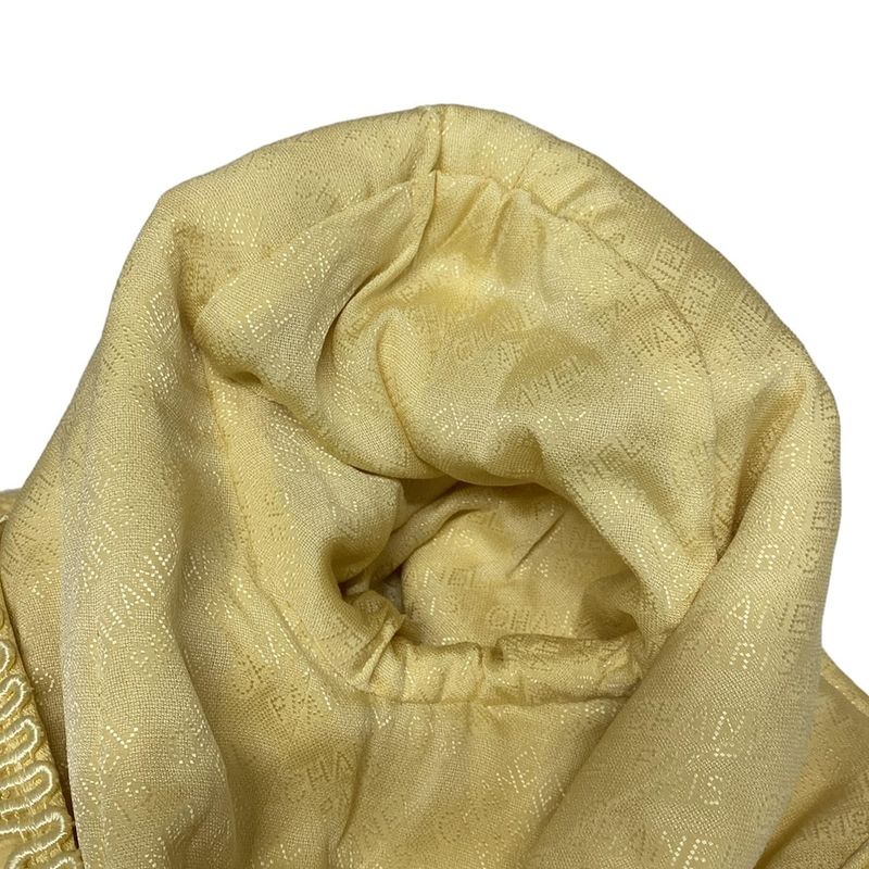 Chanel Skirts Yellow Knit Wool Jacket