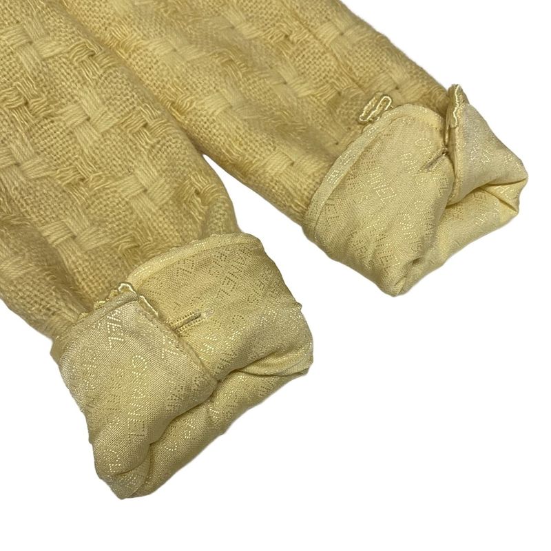 Chanel Skirts Yellow Knit Wool Jacket