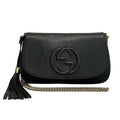 Gucci Shoulder Bag Soho Black Leather