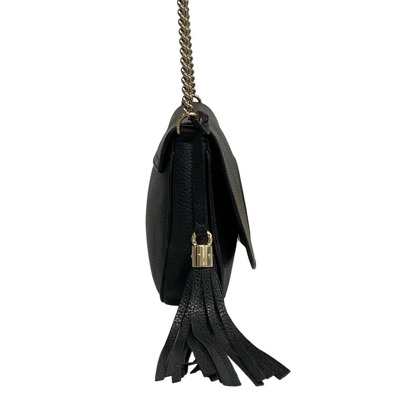 Gucci Shoulder Bag Soho Black Leather