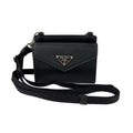 Prada Card Case Black Leather